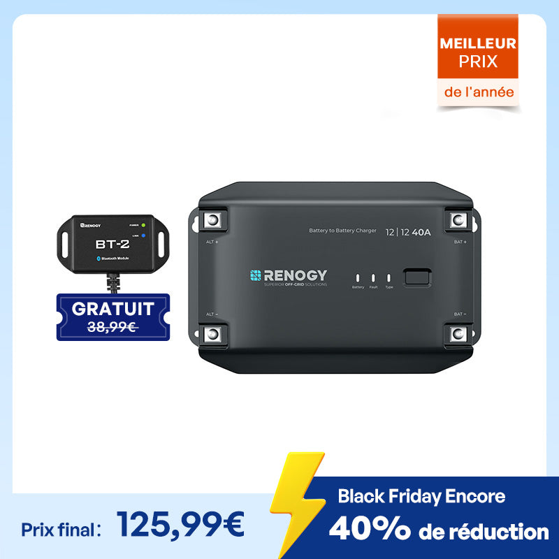 Chargeur de batterie DC-DC 12V 40A