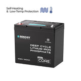 Core Mini DuoHeat — Batterie LiFePO₄ 12,8 V 100 Ah