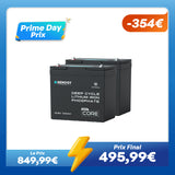 Core Mini DuoHeat — 12,8 V 100Ah Batterie LiFePO4 Auto-Chauffage