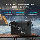 Core Mini – 12,8V 200Ah Batterie Lithium avec Protection Basse Température
