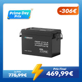 Core Mini - 12,8V 300Ah Batterie Lithium avec BMS, Puissante mais Compacte, Camping-Car, Van et Bateau