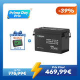 Core Mini - 12,8V 300Ah Batterie Lithium avec BMS, Puissante mais Compacte, Camping-Car, Van et Bateau