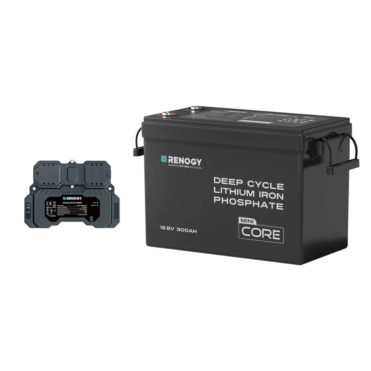 Core Mini - 12,8V 300Ah Batterie Lithium avec BMS, Puissante mais Compacte, Camping-Car, Van et Bateau
