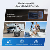 Renogy Core Mini - 12,8V 300 Ah Batterie Lithium avec grande capacité pour le bateau