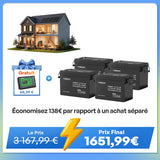 Core Mini - 12,8V 300Ah Batterie Lithium avec BMS, Puissante mais Compacte, Camping-Car, Van et Bateau