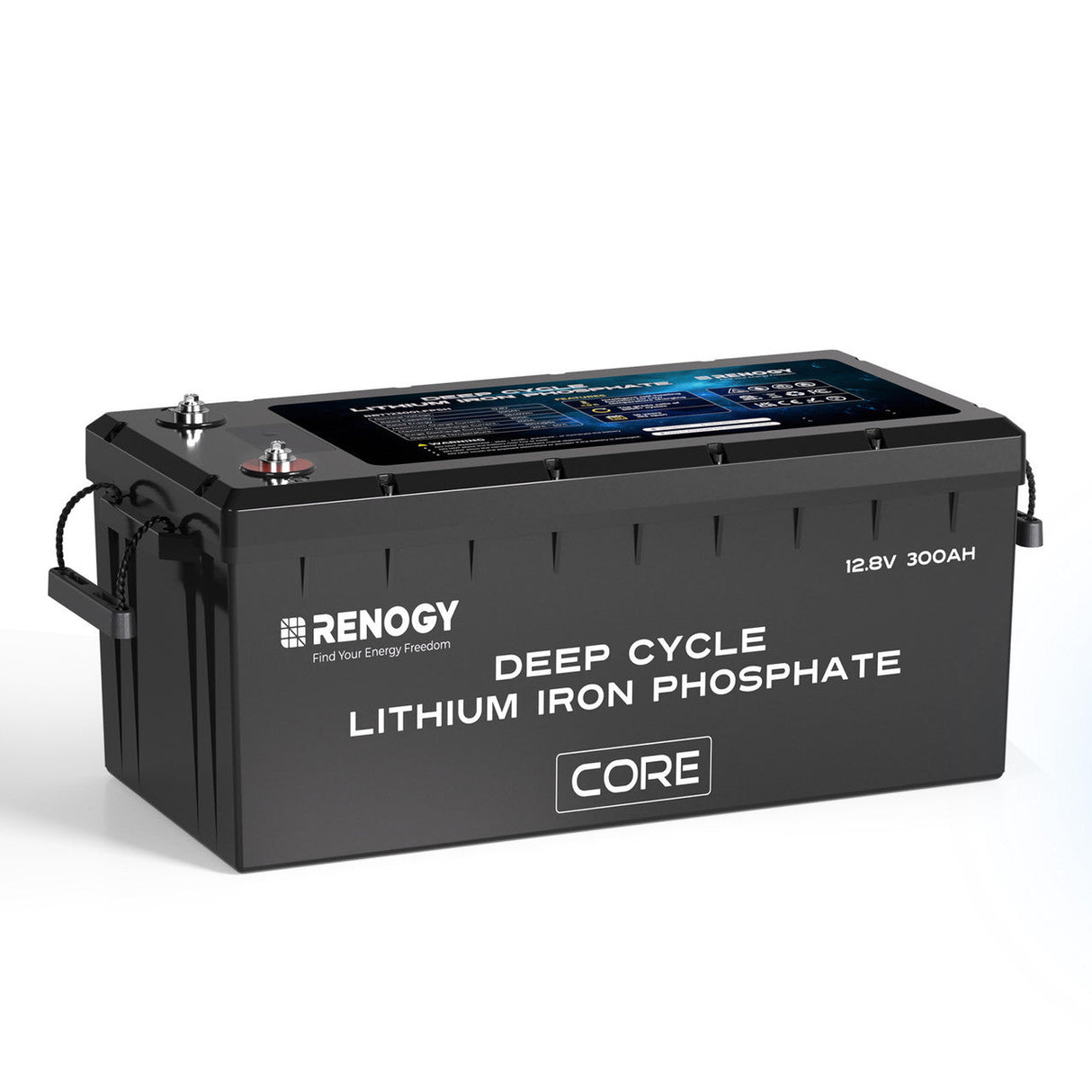 Core – Batterie Lithium Fer Phosphate 12V 300Ah Core Series à Décharge Profonde avec Auto-Chauffage