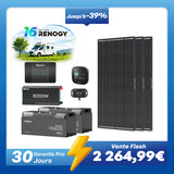 5,12Kwh Kits Système | 12,8V 2×200Ah Pro Batterie Lithium Smart, 3x200W Panneau Solaire