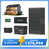 3,84 kWh Kit Énergie Camping-Car & Jardin | Panneau Solaire 3x200W & 300Ah Batterie Lithium