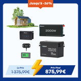 3,84 kWh Kit Énergie Maison Jardin