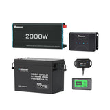 3,84 kWh Kit Énergie Camping-Car | Panneau Solaire 600W & 300Ah Batterie Lithium