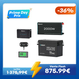 3,84 kWh Kit Énergie Camping-Car | Panneau Solaire 600W & 300Ah Batterie Lithium