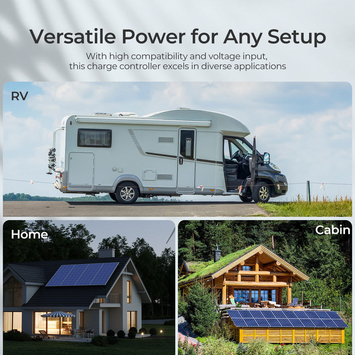 Rover Lite — Régulateur de charge solaire MPPT 60 A (12 V / 24 V / 36 V / 48 V)