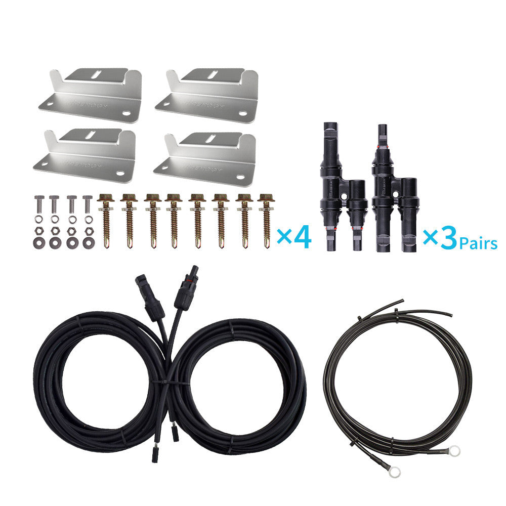 Wiring and Mounting Kit For 400W Solar Panels