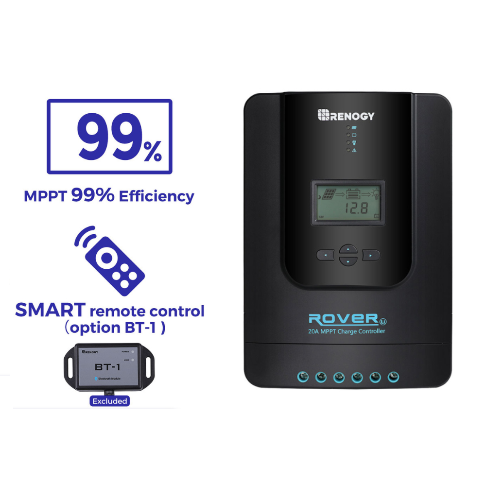 Open Box - Rover Li 20 Amp MPPT Solar Charge Controller