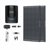 12V/24V 400W Premium Kit ShadowFlux Panneau Solaire avec Rover 40A MPPT Chargeur pour Camping-car et Off Grid
