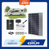 12V 400W Kit Premium Panneau Solaire avec Rover 40A MPPT Chargeur pour Camping-car, Bateau et Off Grid
