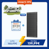 12V 120W ShadowFlux Panneau Solaire Anti-Ombrage Camping-car