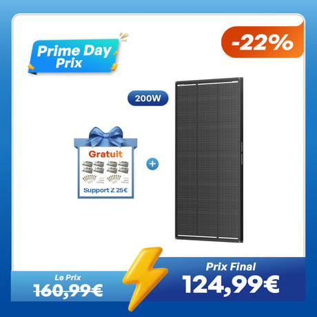 12V 120W ShadowFlux Panneau Solaire Anti-Ombrage