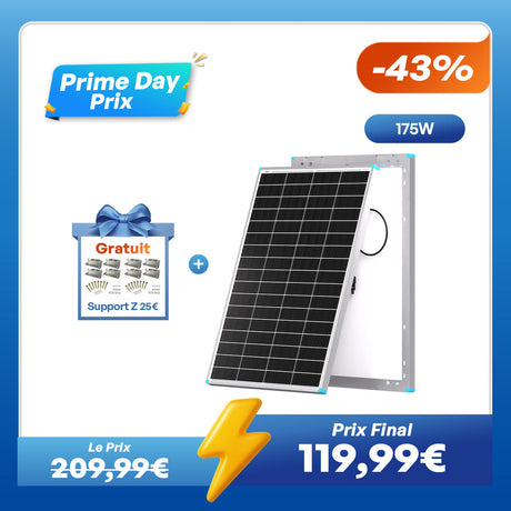 12V 200W 16BB N-Type Panneau Solaire