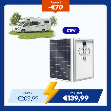 200W/175W/100W 16BB N-Type Panneau Solaire