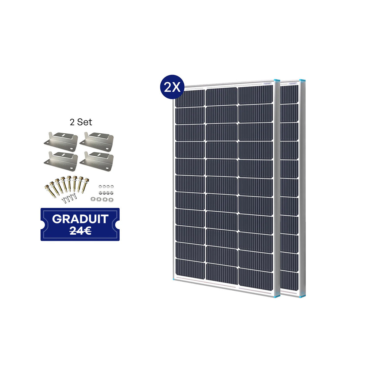 12V 175W 16BB N-Type Panneau Solaire