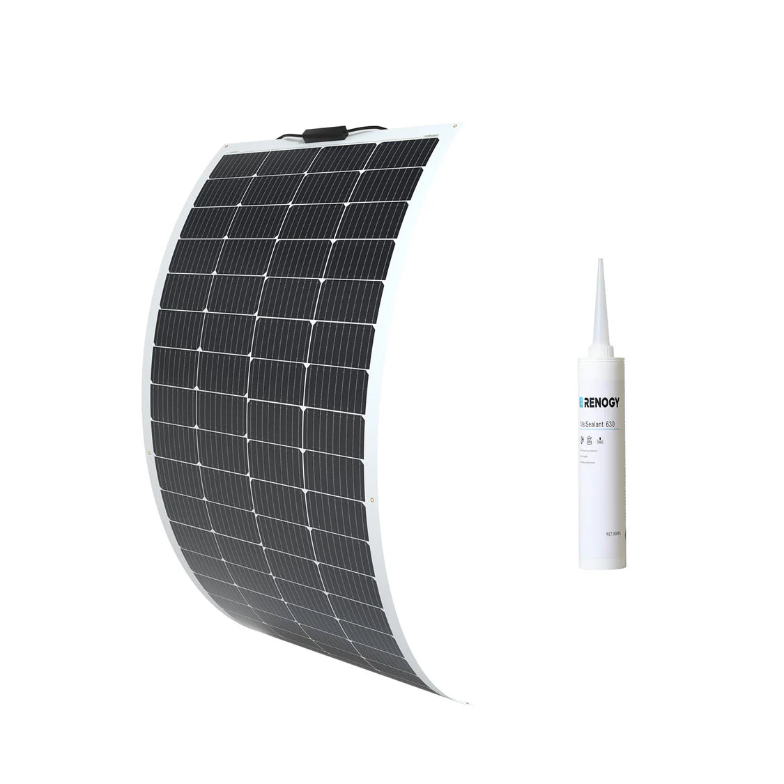 12V 200W Panneau Solaire Souple Flexible Monocristallin pour Camping-Car