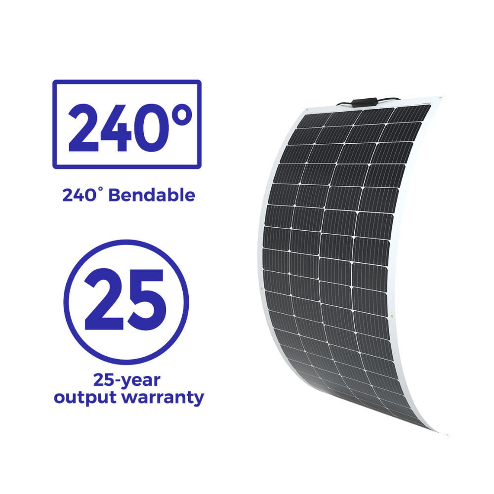 Panneau Solaire Flexible Monocristallin 200 Watts – 12 Volts