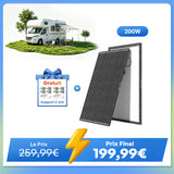12V 200W ShadowFlux Panneau Solaire Anti-Ombrage pour Camping-Car et Système Hors Réseau