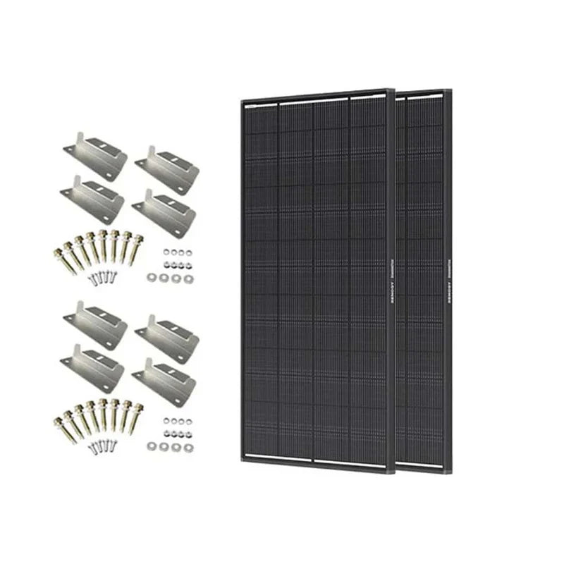 12V 200W ShadowFlux Panneau Solaire Anti-Ombrage pour Camping-Car et Système Hors Réseau