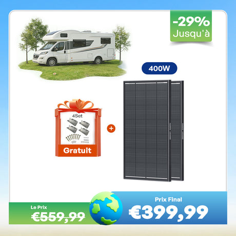 Renogy 200W ShadowFlux N-Type Cell Anti-Shade Solar Panel