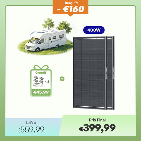 Renogy ShadowFlux Panneau Solaire 200W / 120W Anti-Ombrage