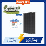 12V 2x200W ShadowFlux Panneau Solaire Anti-Ombrage Camping-car
