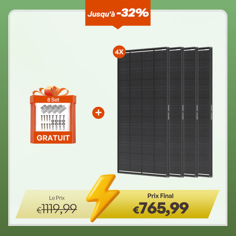 Renogy ShadowFlux Panneau Solaire 200W / 120W Anti-Ombrage