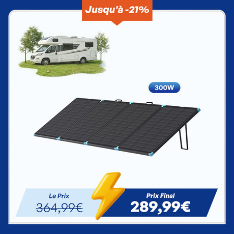 12V 400W Valise Solaire Portable - Légère et Puissante