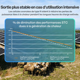 2x400W Panneau Solaire Bifacial N-Type