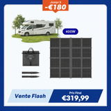 12V 400W Panneau Solaire Pliable Nomade