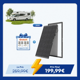 12V 200W ShadowFlux Panneau Solaire Anti-Ombrage pour Camping-Car et Système Hors Réseau